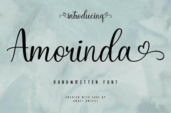Amorinda: The Script Font for Elegant, Personal Branding