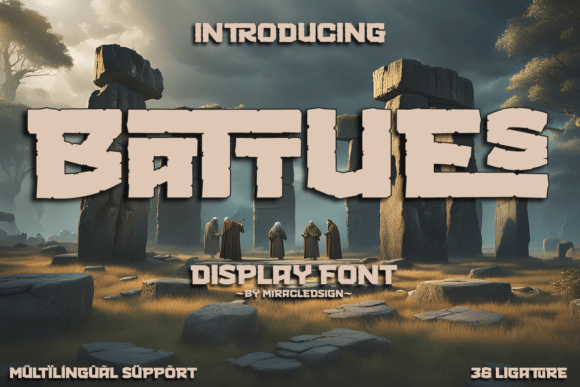Battues: Command Attention with Epic Display Typography