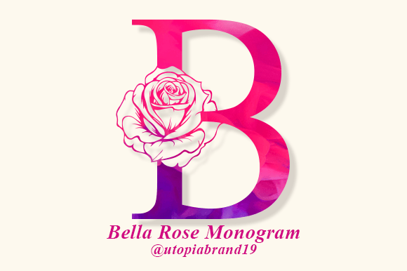 Bella Rose Monogram: An Elegant Font for Timeless Designs