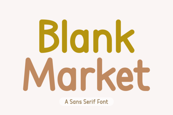 Blank Market: The Modern Sans Serif for Bold Brands