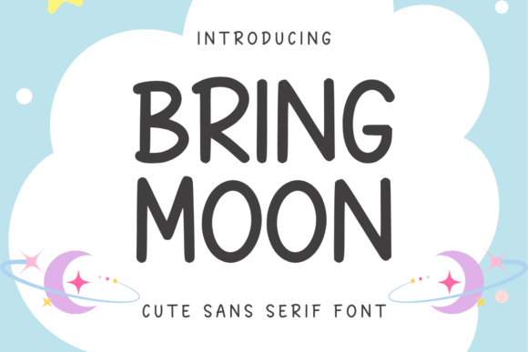 Bring Moon: A Handwritten Font for Whimsical Branding