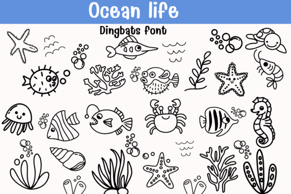 Dive Into Design: The Versatile Appeal of Ocean Life Typography