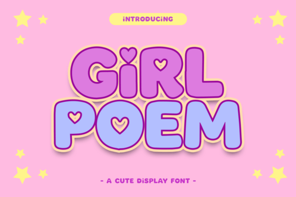 Girl Poem: A Typeface That Dances Between Elegance and Whimsy