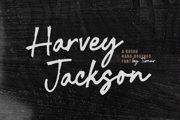Harvey Jackson: The Raw, Handcrafted Font for Bold Design