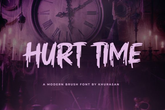 Hurt Time: The Modern Brush Font That Brings Authenticity to Design