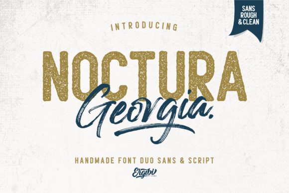 Noctura Georgia: A Dual-Style Typeface for Elevated Design