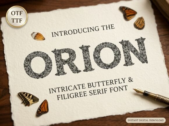 Orion: A Display Typeface That Commands Attention