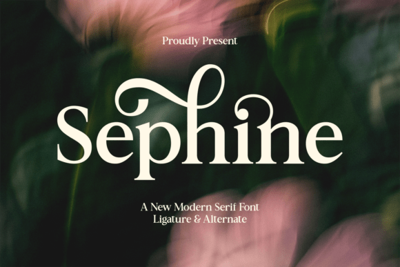 Sephine: Discovering a Modern Serif Font with Soul
