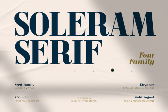 Soleram: The Modern Serif for Timeless Projects