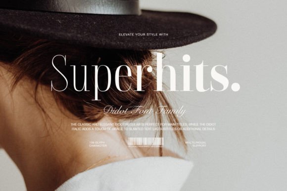 Superhits: A Modern Serif for Timeless Luxury