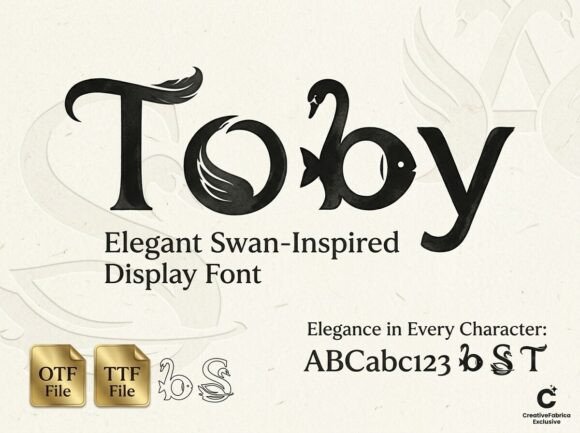 Toby: The Swan-Inspired Serif for Elevated Branding