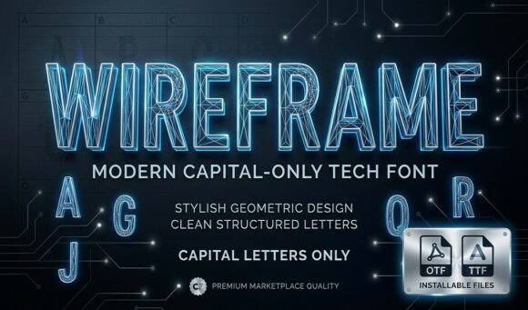 Wireframe: The Raw, Sketched Display Font for Bold Projects
